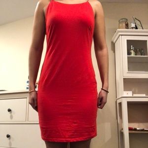 Red dress